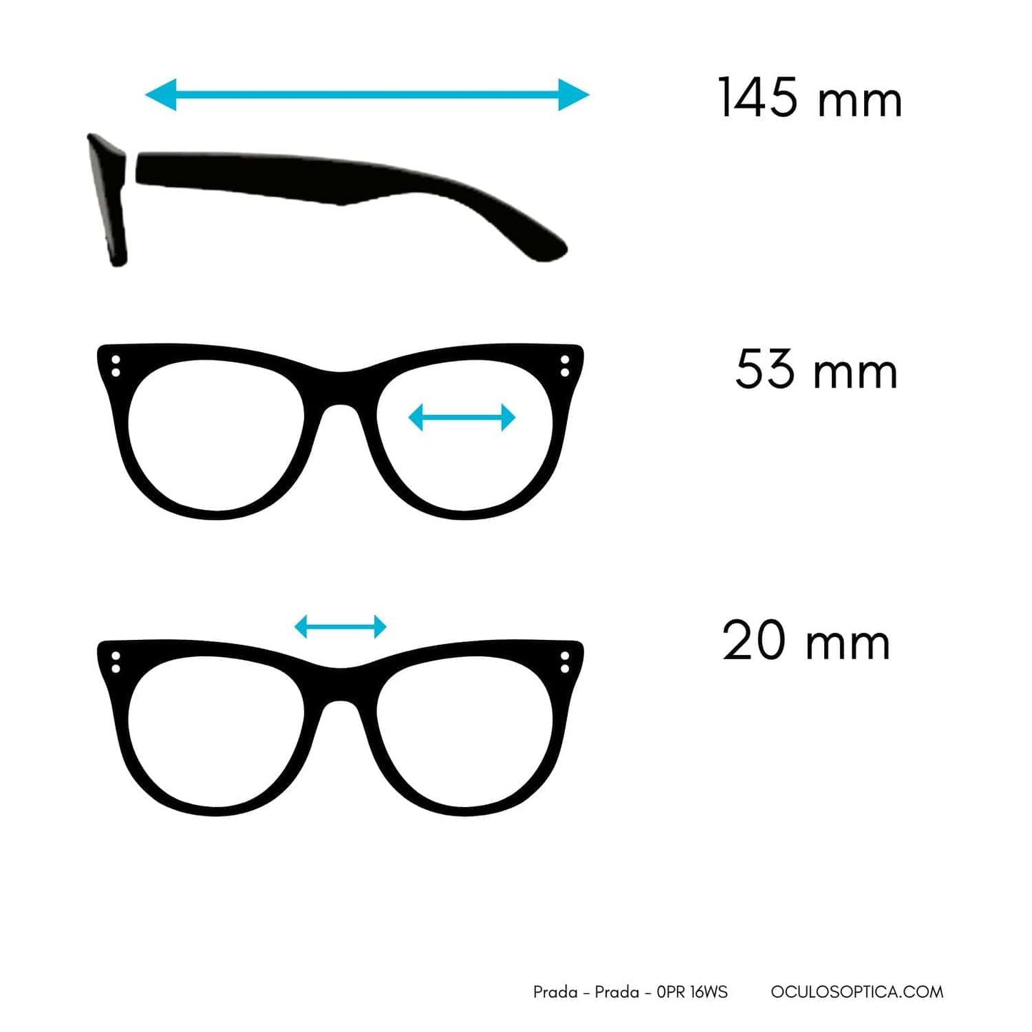 Prada - OPR16WS - Black