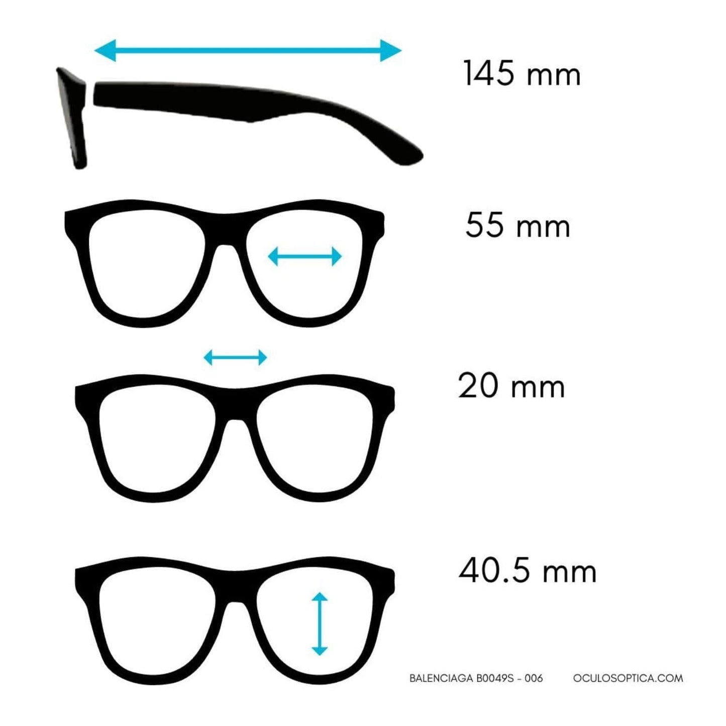 Balenciaga - BB0049S - 006 - oculosopticaonline