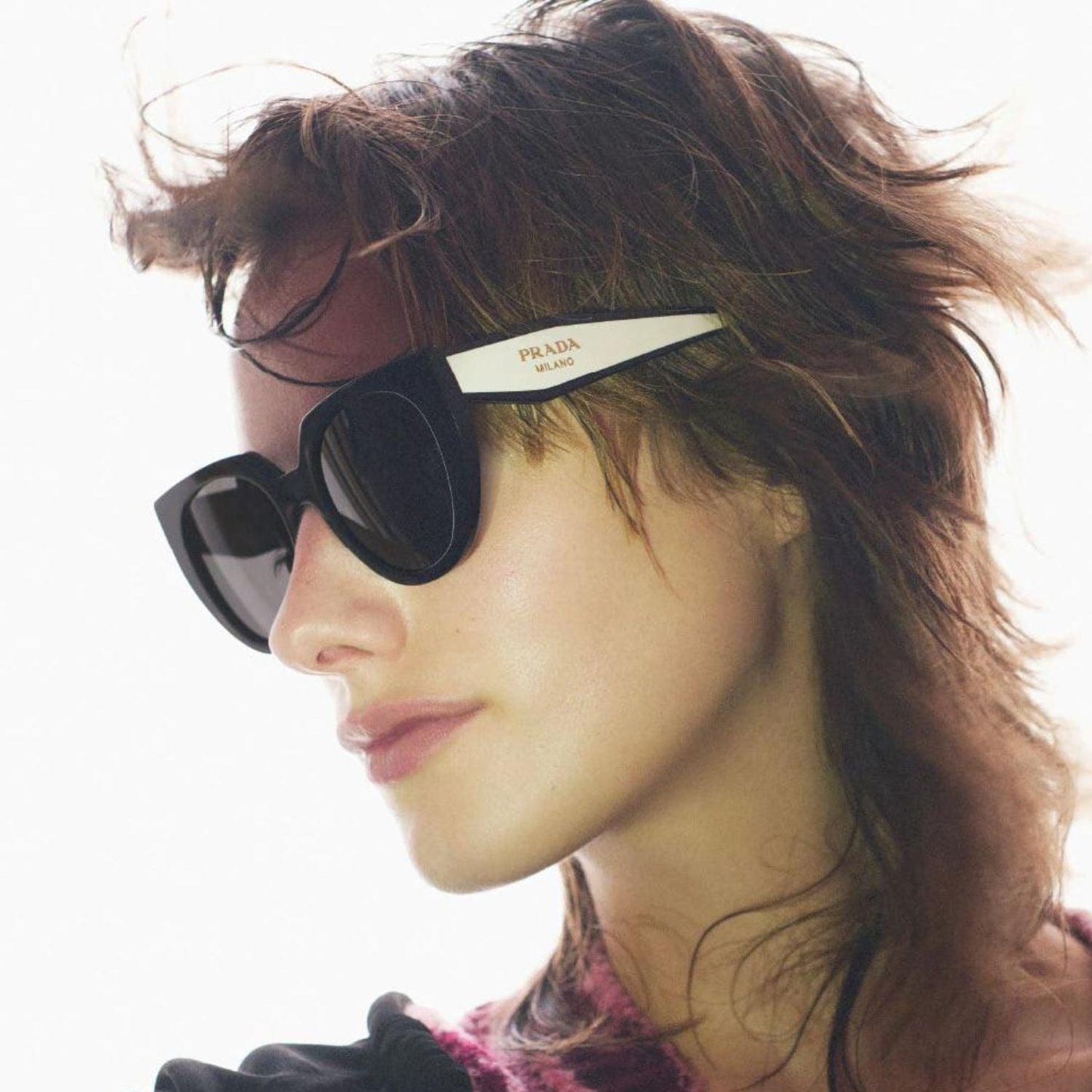Prada - 0PR 16YS - 09Q5S0 - Negro - oculosopticaonline