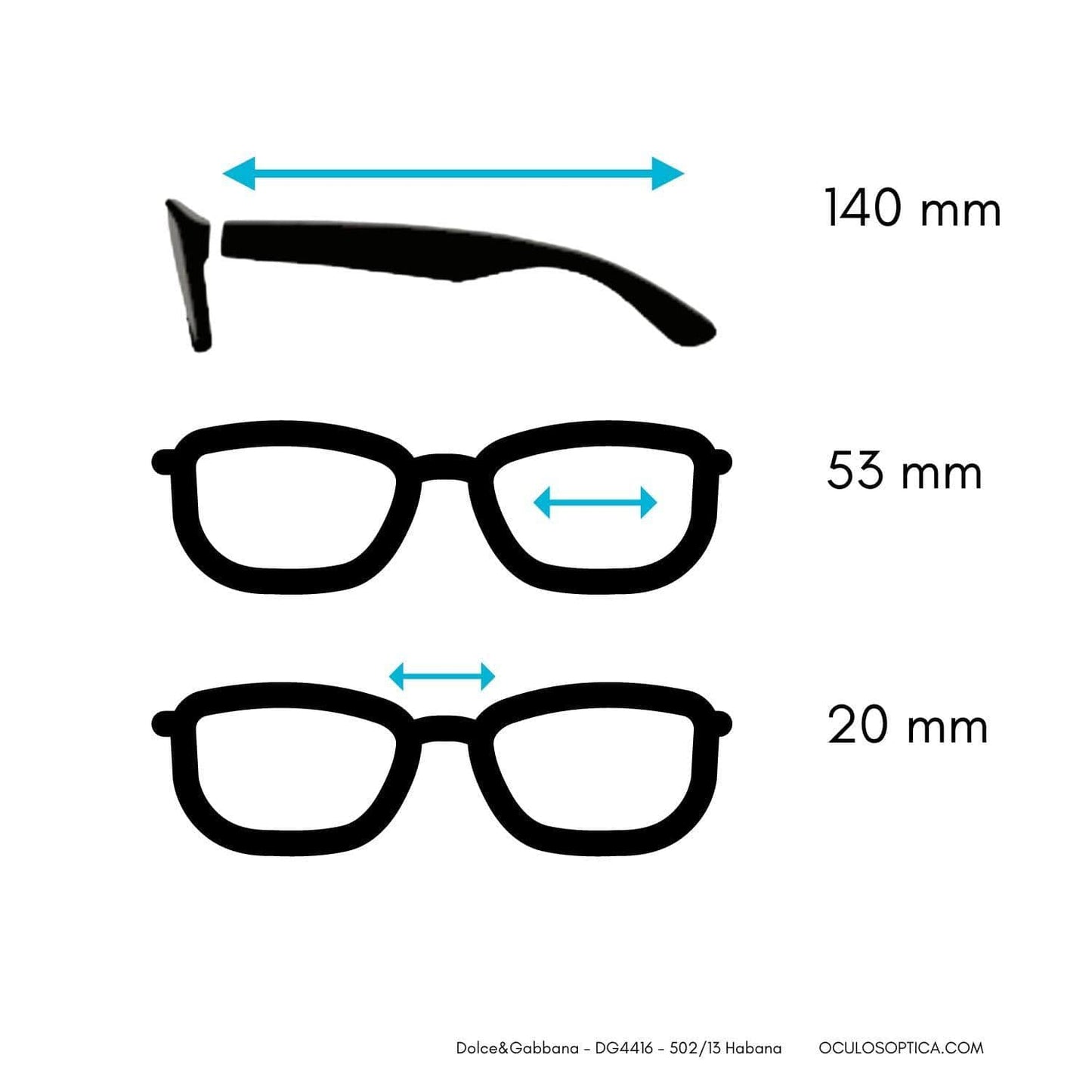 Dolce&Gabbana - DG4416 - 502/13 Habana - oculosopticaonline