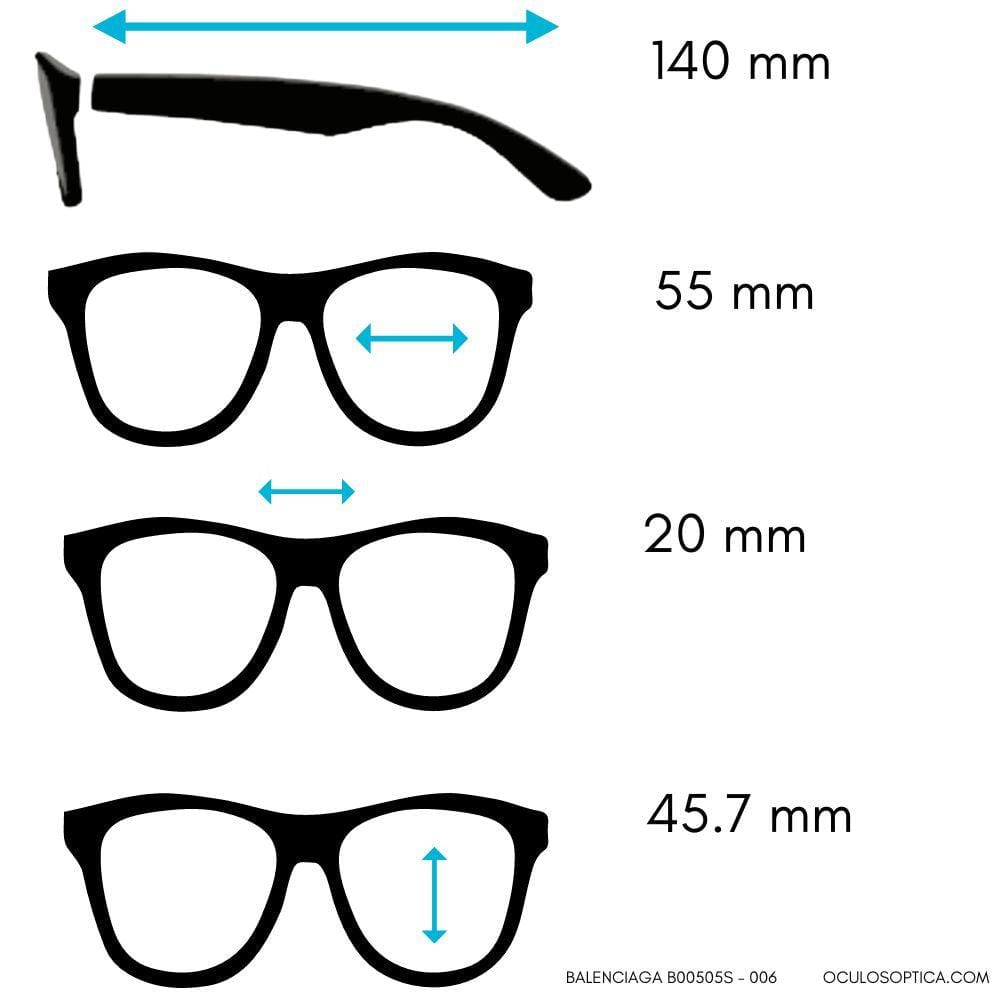 Balenciaga - BB0050S-006 - oculosopticaonline