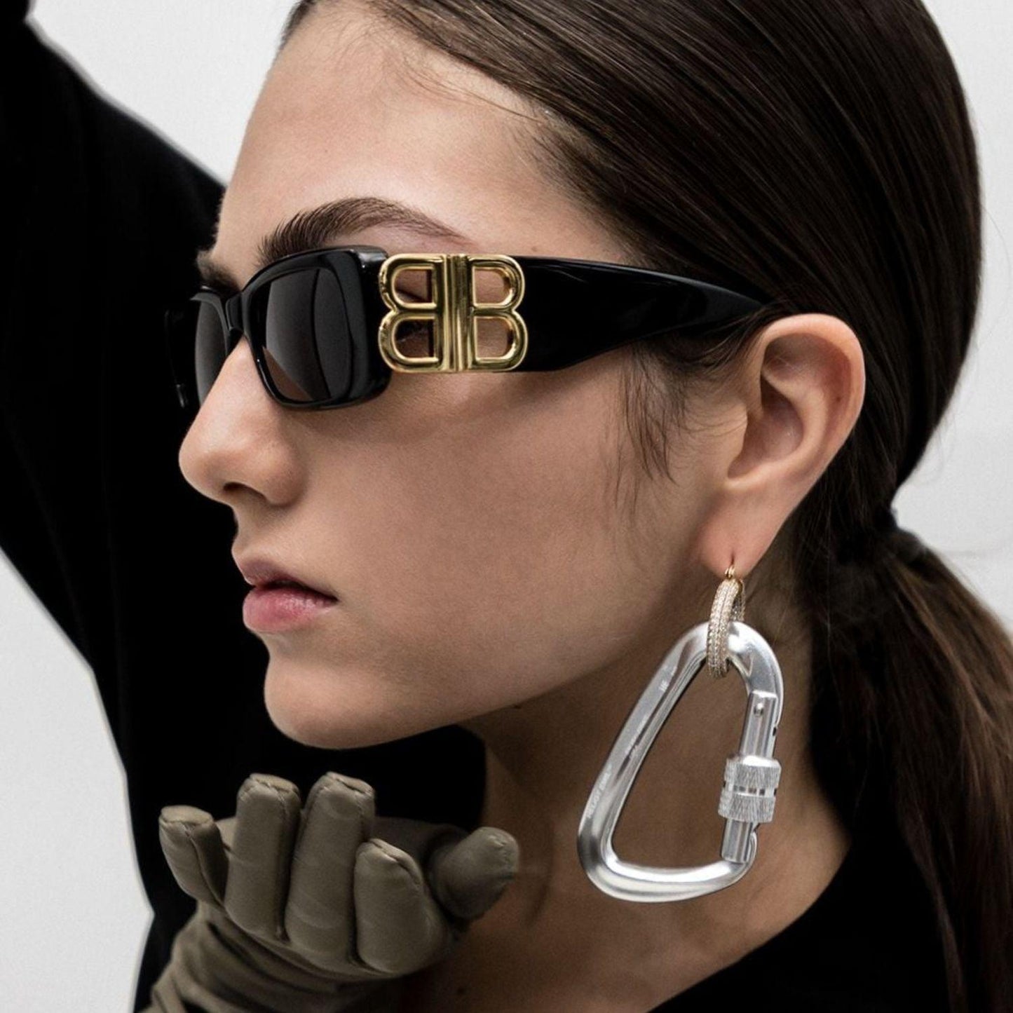 Balenciaga BB096S-001 - oculosopticaonline