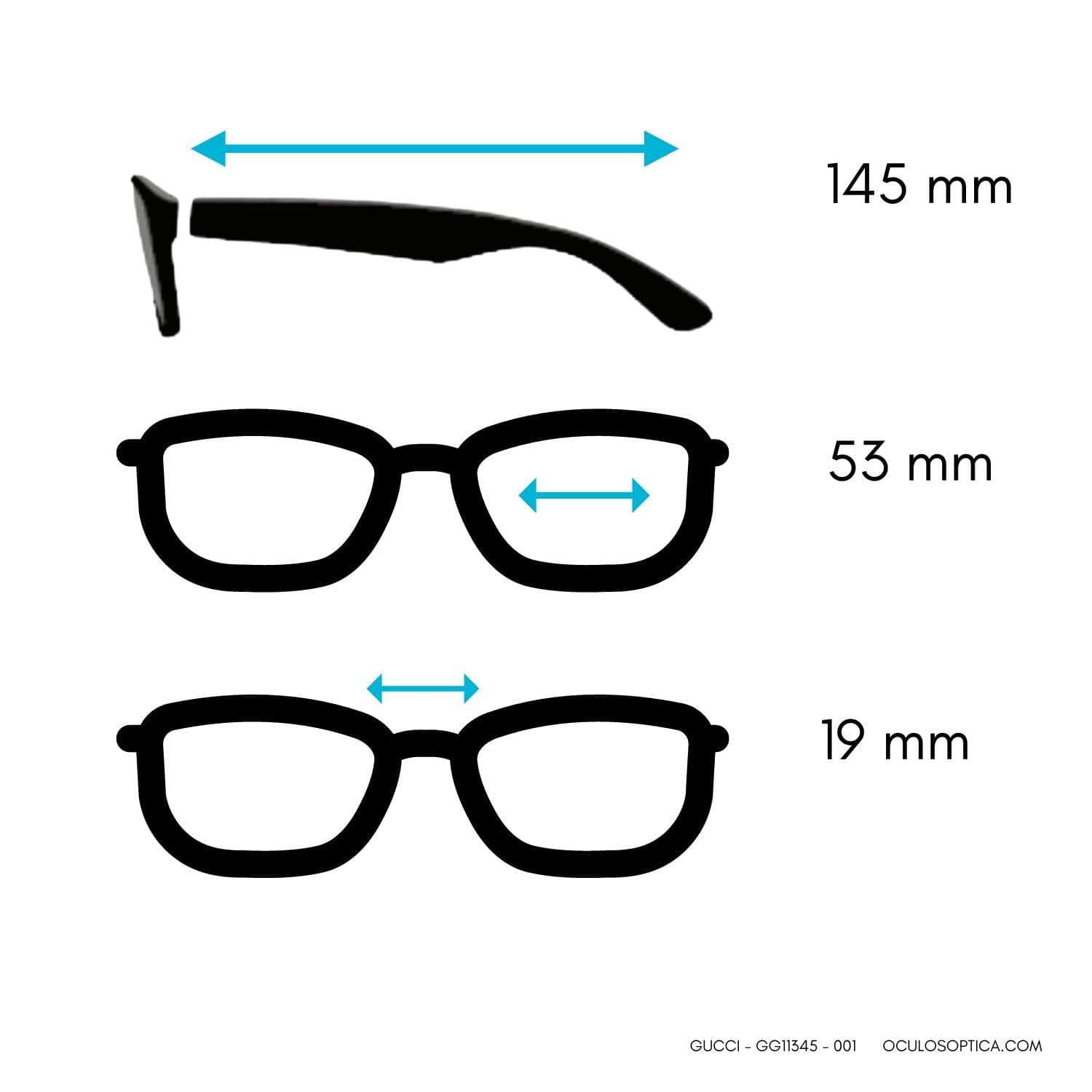 Gucci - GG11345 - 001 - oculosopticaonline