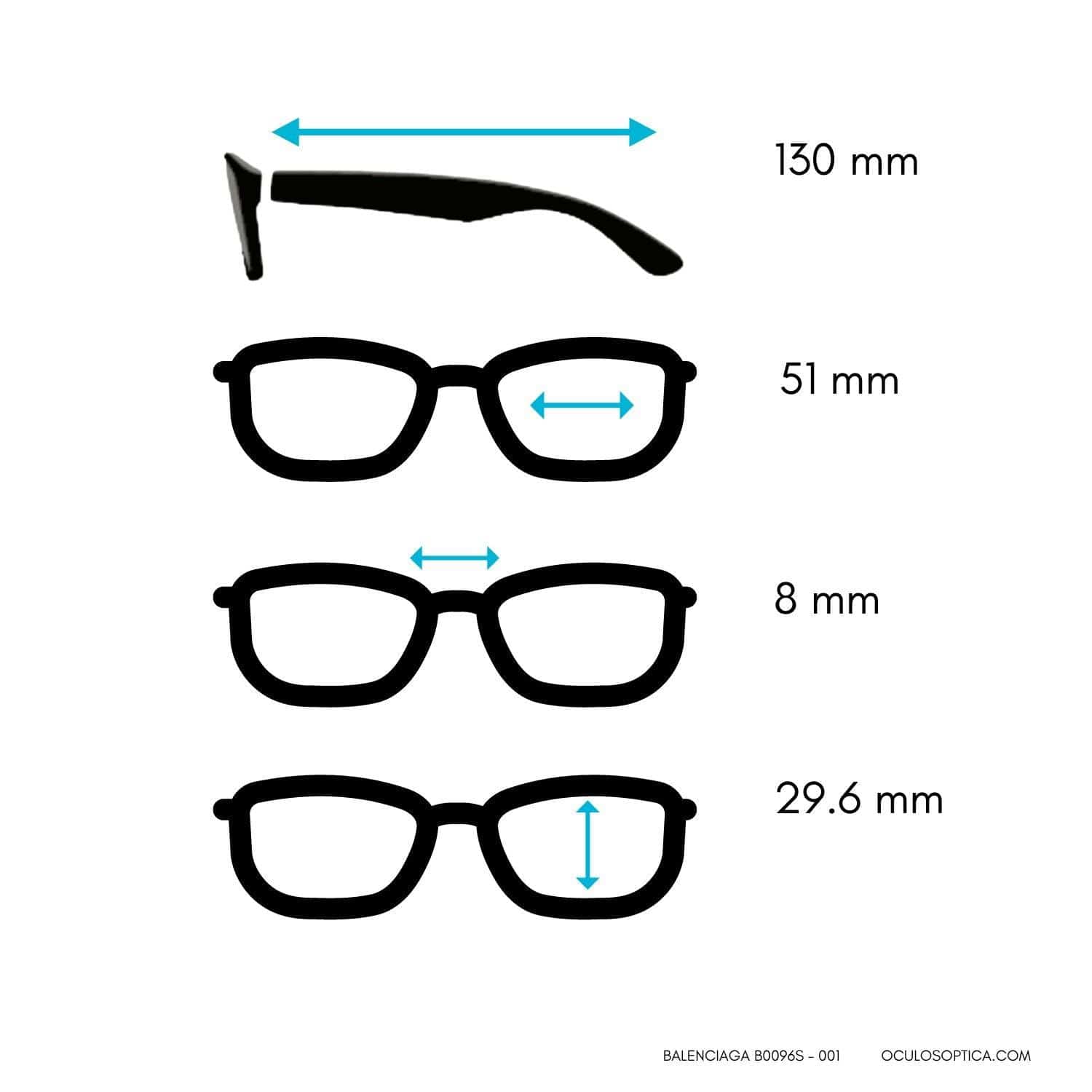 Balenciaga BB096S-001 - oculosopticaonline