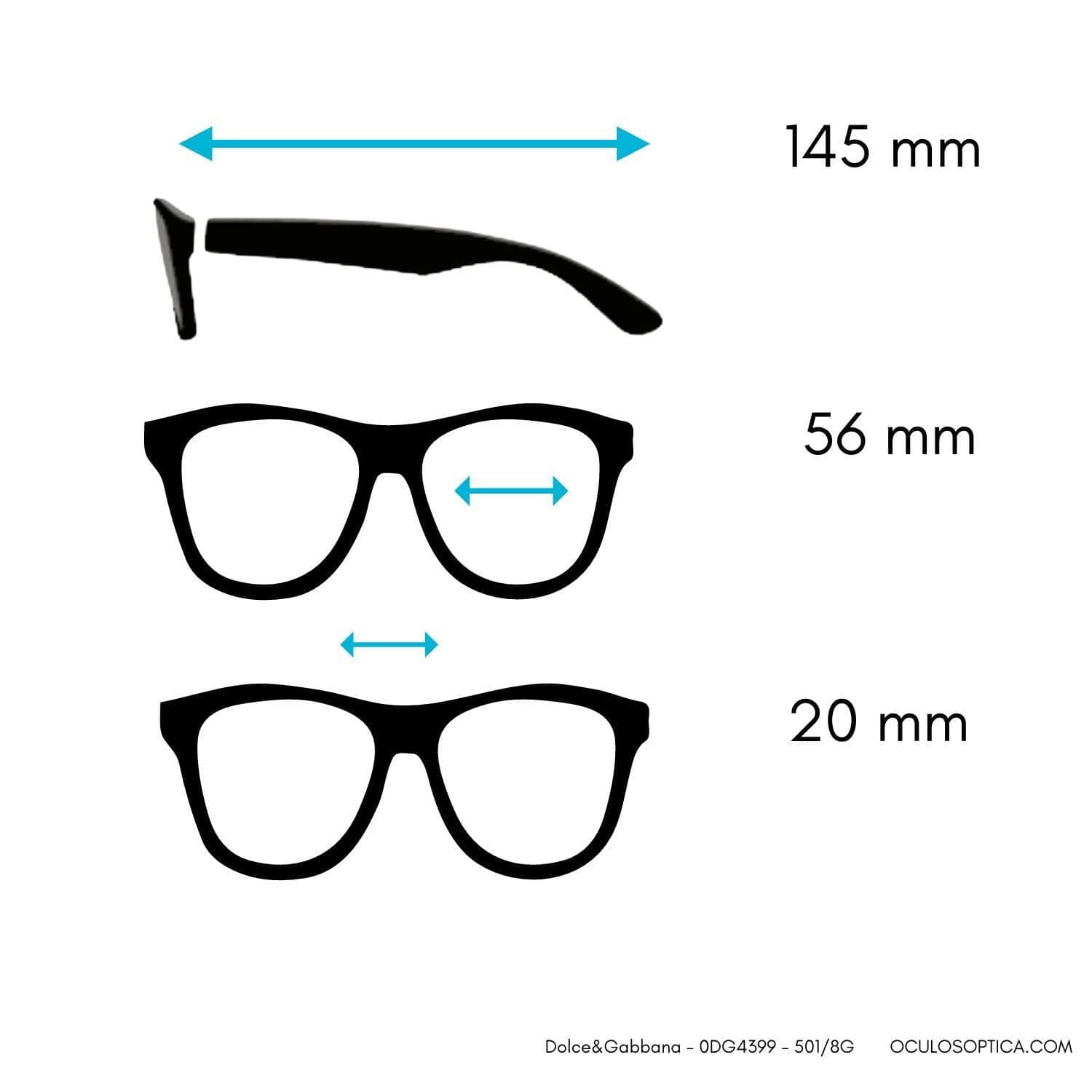 Dolce&Gabbana - 0DG4399 - 501/8G - oculosopticaonline